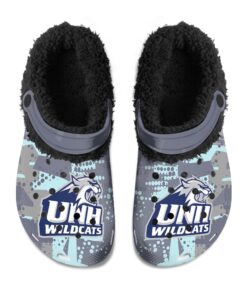 New Hampshire Wildcats Fuzzy Slippers Clog