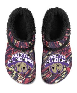 North Alabama Lions Fuzzy Slippers Clog