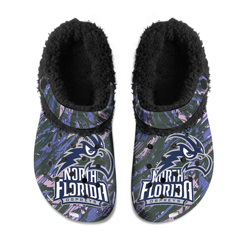 Northern Iowa Panthers Fuzzy Slippers Clog