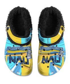 Northern Arizona Lumberjacks Fuzzy Slippers Clog