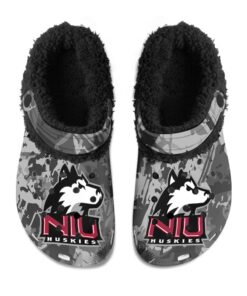 Northern Illinois Huskies Fuzzy Slippers Clog