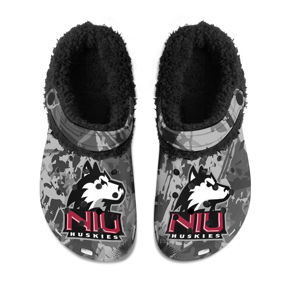 Ohio Bobcats Fuzzy Slippers Clog