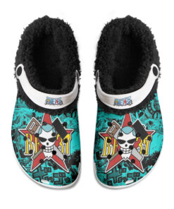 One Piece Franky Fuzzy Slippers Clog