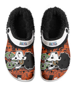 One Piece Usopp Fuzzy Slippers Clog