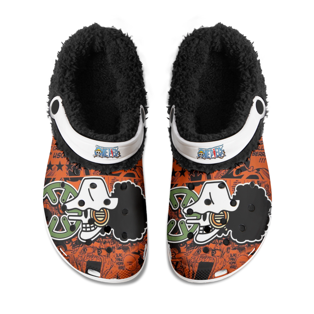 One Piece Zoro Fuzzy Slippers Clog