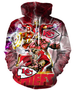 Kansas City Chiefs – The Avengers – 3D Hoodie, Zip-Up, Sweatshirt, T-Shirt #2