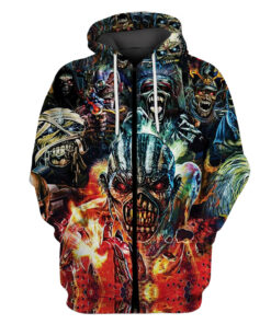 Iron Maiden – 3D Hoodie, Zip-Up, Sweatshirt, T-Shirt