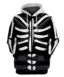 Fortnite Skull Trooper Cosplay Hoodie Jacket