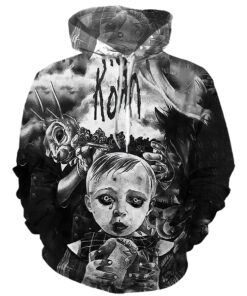 Korn All Over Print Full Zip Hoodie #2