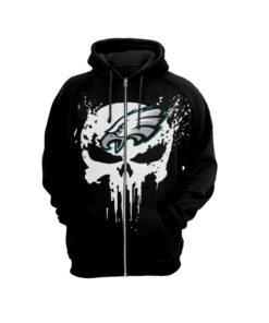 Philadelphia Eagles Punisher 3D Tee, Hoodie, Zip-up