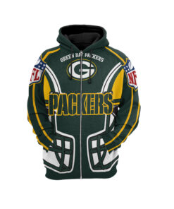 Green Bay Packers 3D T-Shirt, Hoodie, Zip up