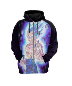 Dragon Ball Super Awesome Hero Prince Vegeta Super Saiyan Blue Cool Promo Hoodie DBS252