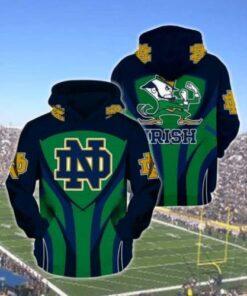 Notre Dame Fighting Irish Ncaa For Irish Fan 3d Printed Hoodie 3d