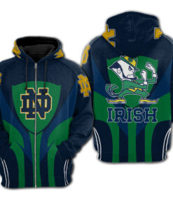 Notre Dame Fighting Irish Ncaa For Irish Fan 3d Printed Hoodie 3d