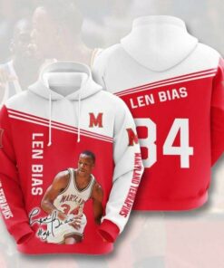 Maryland Terrapins and Len Bias fans Hoodie