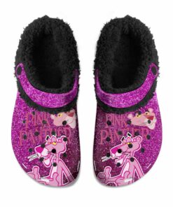 PINK PANTHER Fuzzy Slippers Clog