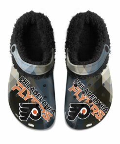 Philadelphia Flyers Fuzzy Slippers Clog