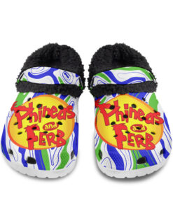 Phineas and Ferb Fuzzy Slippers Clog