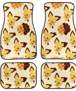 Pichu Cake Pattern Car Floor Mats