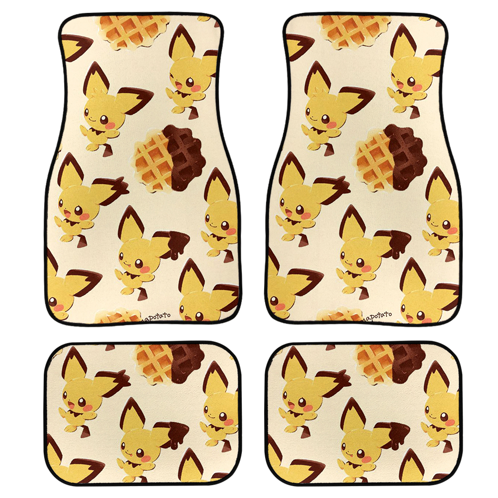 Pikachu Surfing Car Floor Mats