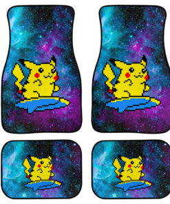 Pikachu Surfing Car Floor Mats