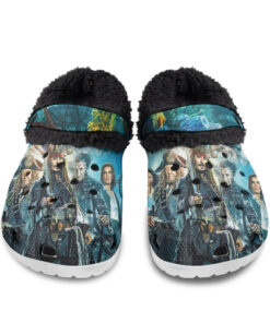 Pirates Of The Caribbean Fuzzy Slippers Clog