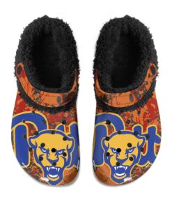 Pittsburgh Panthers Fuzzy Slippers Clog