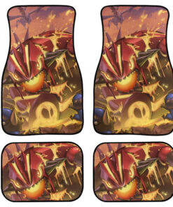 Primal Groudon Car Floor Mats