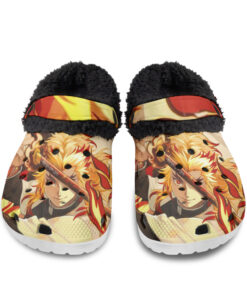 Rengoku Kyoujurou KIMETSU NO YAIBA Fuzzy Slippers Clog