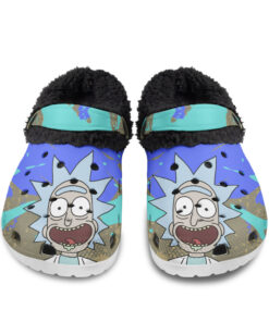 Rick Sanchez Fuzzy Slippers Clog