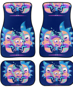 Rick and Morty Brain Explosion Car Floor Mats