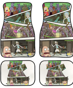 Rick and Morty Story Line Car Floor Mats