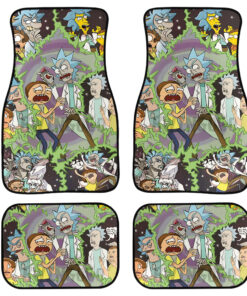 Rick and Morty Multiverse Car Floor Mats