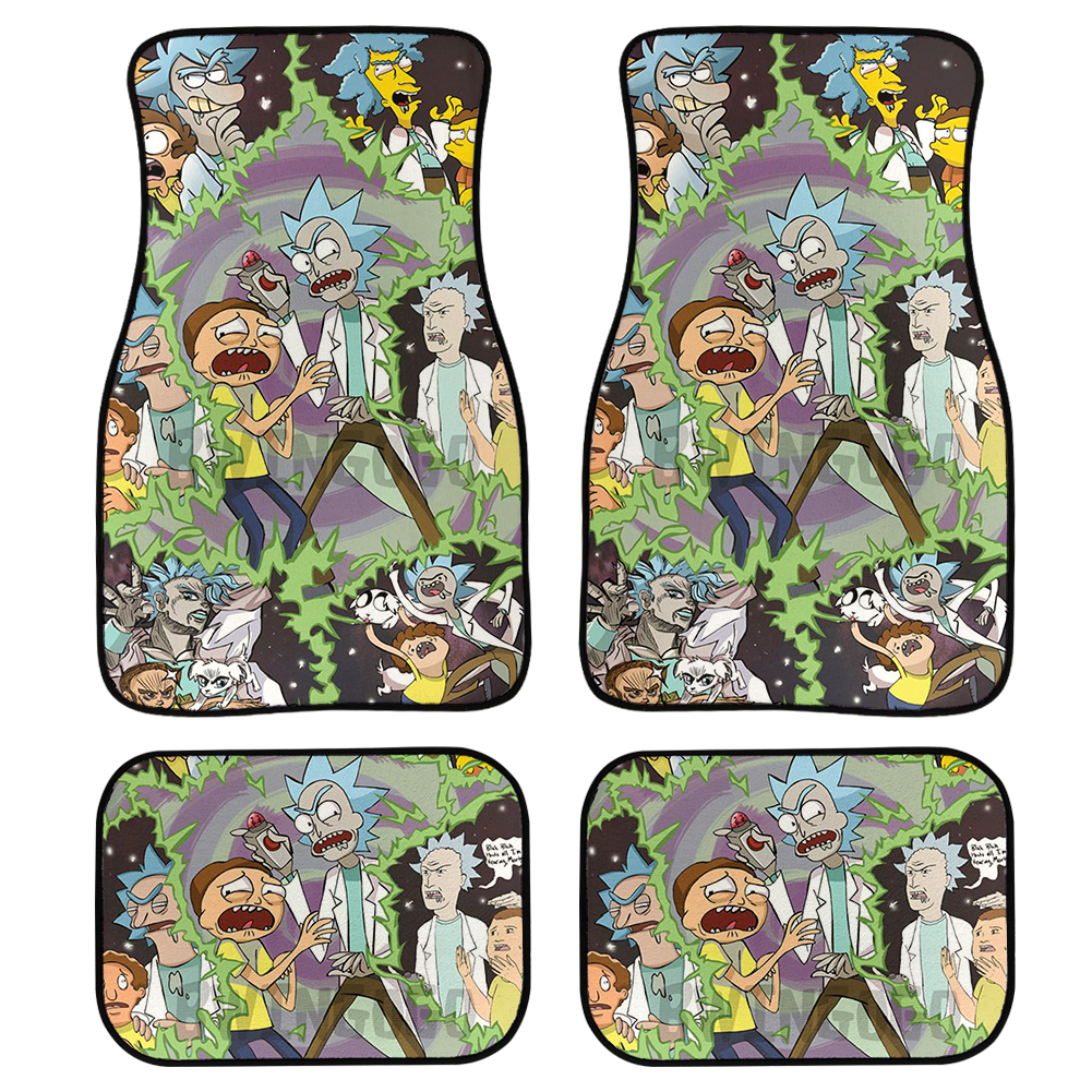 Rick and Morty Brain Explosion Car Floor Mats