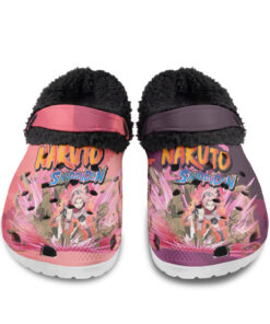 SAKURA NARUTO Fuzzy Slippers Clog