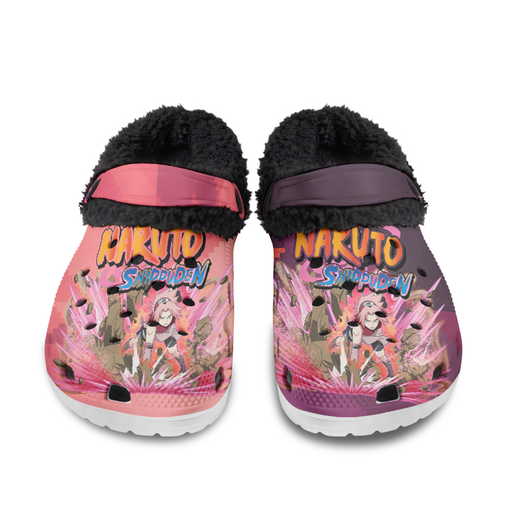 SHINOBU KIMETSU NO YAIBA Fuzzy Slippers Clog