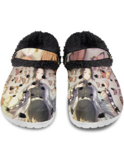 SHINOBU KIMETSU NO YAIBA Fuzzy Slippers Clog