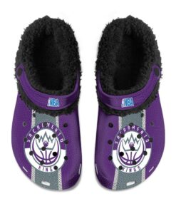 Sacramento Kings Fuzzy Slippers Clog