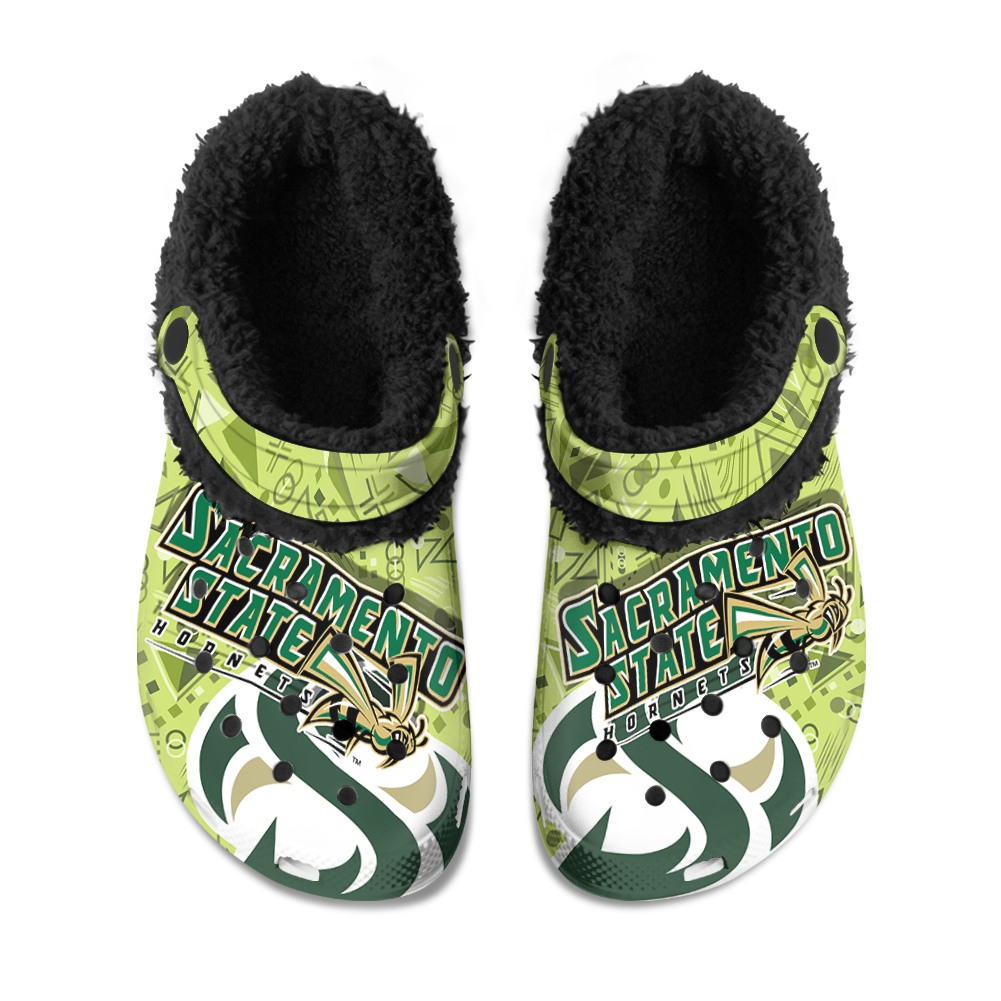 Saint Joseph_s Hawks Fuzzy Slippers Clog