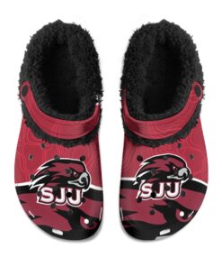 Saint Joseph_s Hawks Fuzzy Slippers Clog