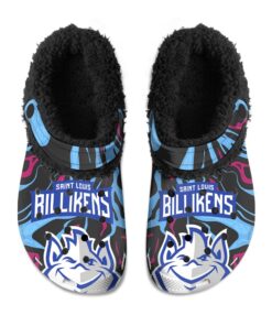 Saint Louis Billikens Fuzzy Slippers Clog