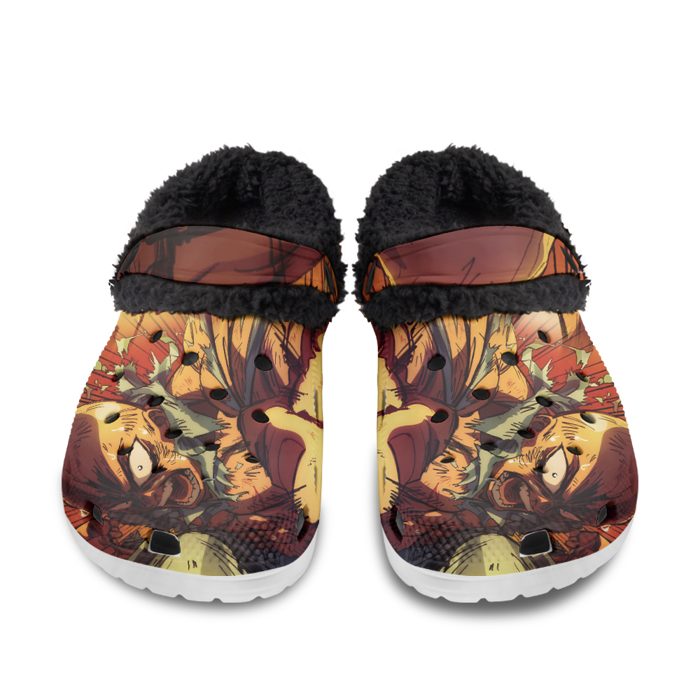 Asking Alexandria Fuzzy Slippers Clog