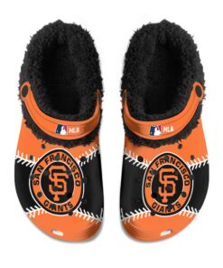 San Francisco Giants Fuzzy Slippers Clog