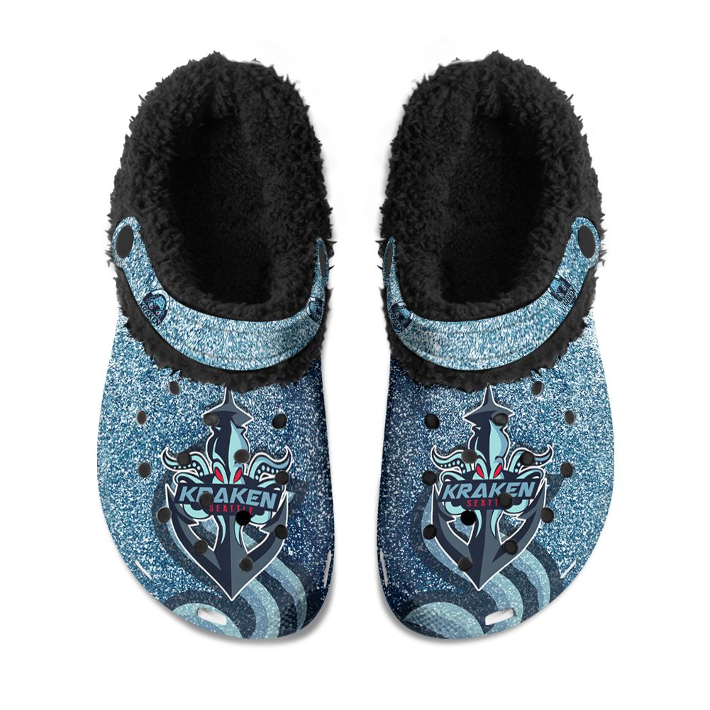 San Jose Sharks Fuzzy Slippers Clog