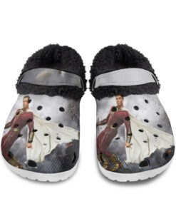 Shazam Fury Of The Gods Fuzzy Slippers Clog