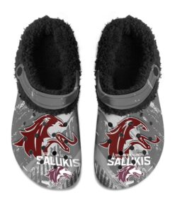 Southern Illinois Salukis Fuzzy Slippers Clog