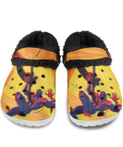 Spider-Man Across The Spider-Verse Fuzzy Slippers Clog