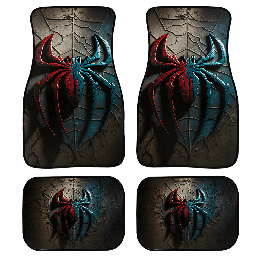 Spider-Man x Venom Superhero Car Floor Mats