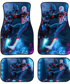 Spiderman 2099 Vs Batman Car Floor Mats