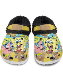 SpongeBob SquarePants Fuzzy Slippers Clog